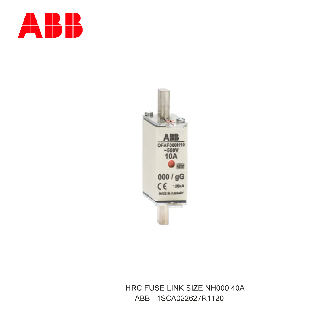HRC FUSE LINK SIZE NH000 40A