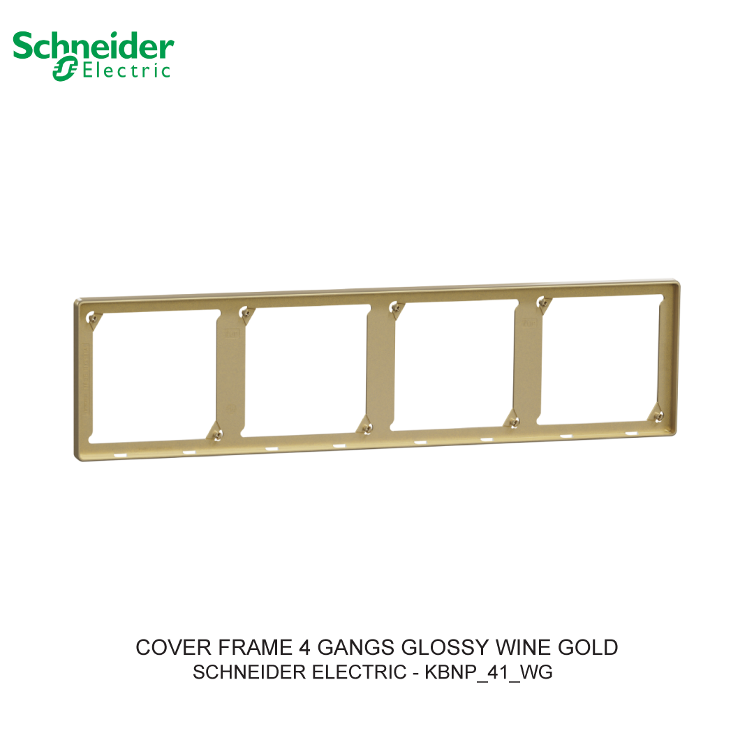 COVER FRAME 4 GANGS GLOSSY WINE GOLD VIVACE E