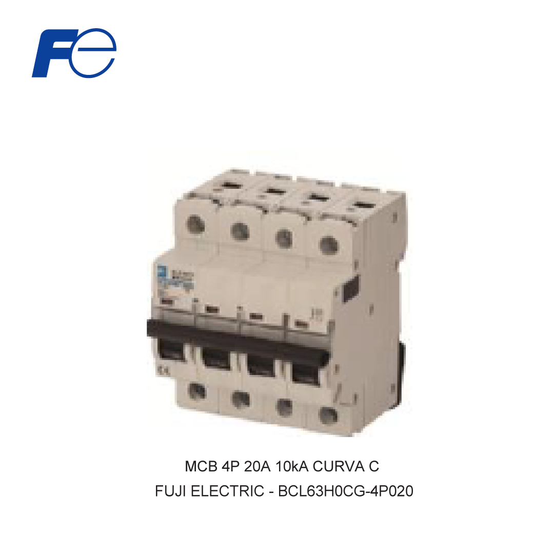MCB 4P 20A 10kA CURVA C