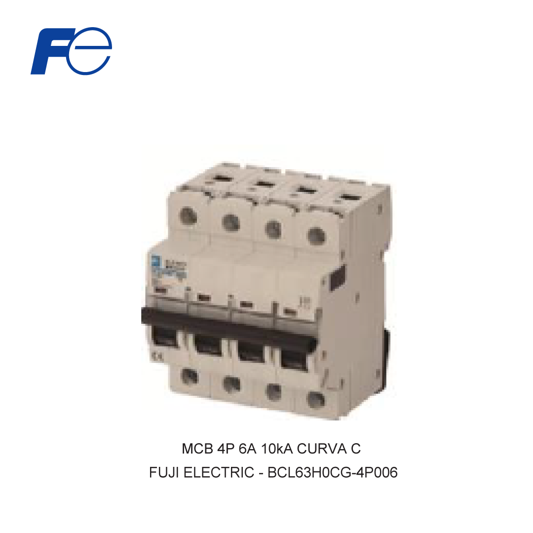 MCB 4P 6A 10kA CURVA C