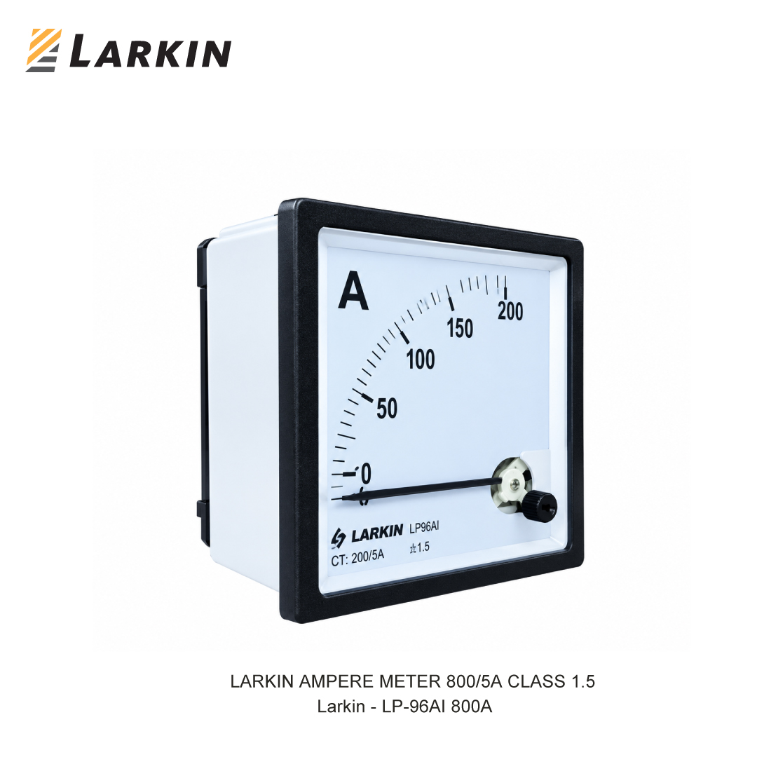 LARKIN AMPERE METER 800/5A CLASS 1.5