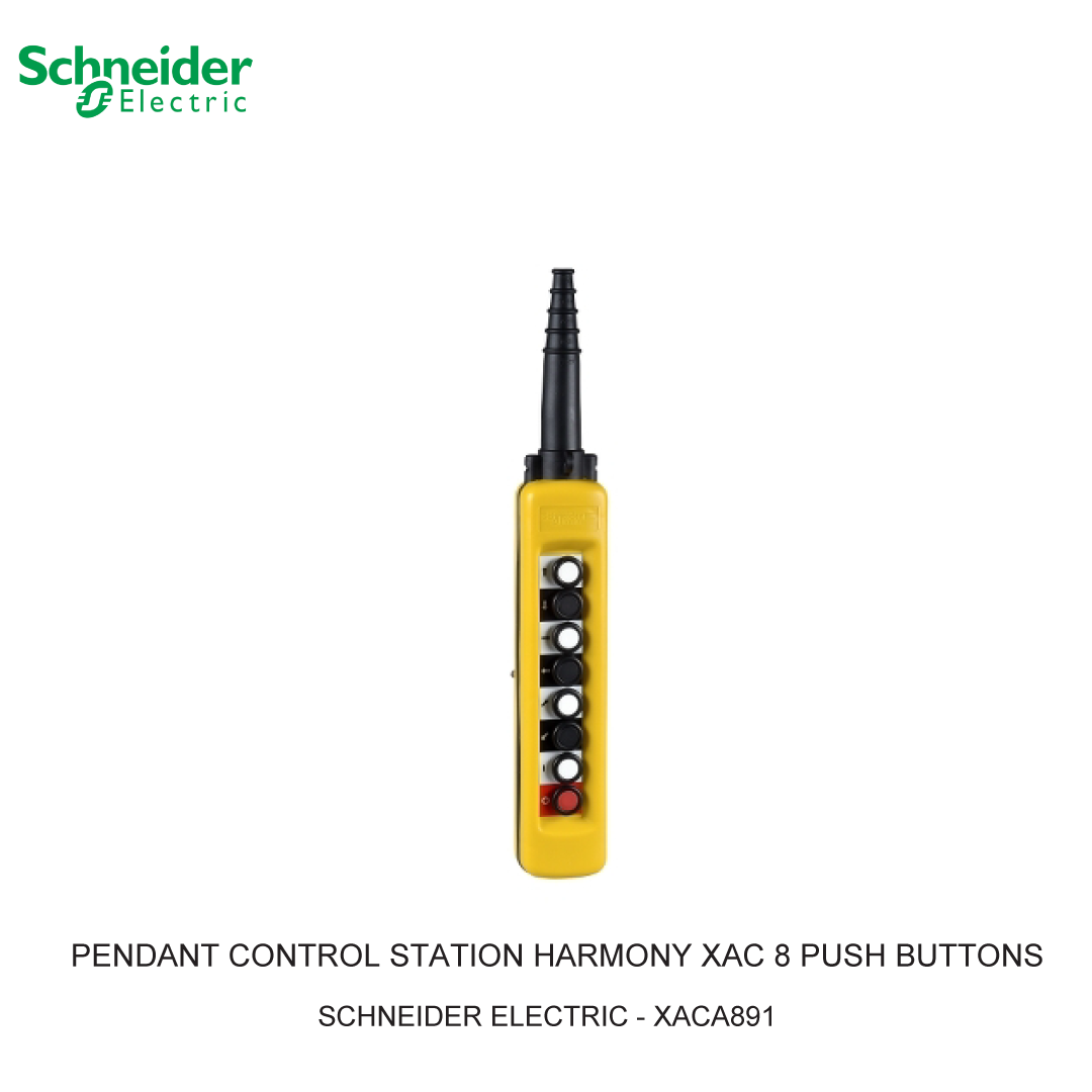 PENDANT CONTROL STATION HARMONY XAC 8 PUSH BUTTONS