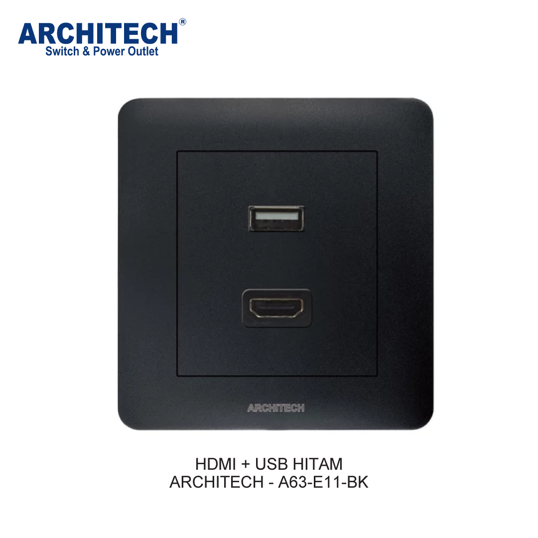 HDMI + USB HITAM