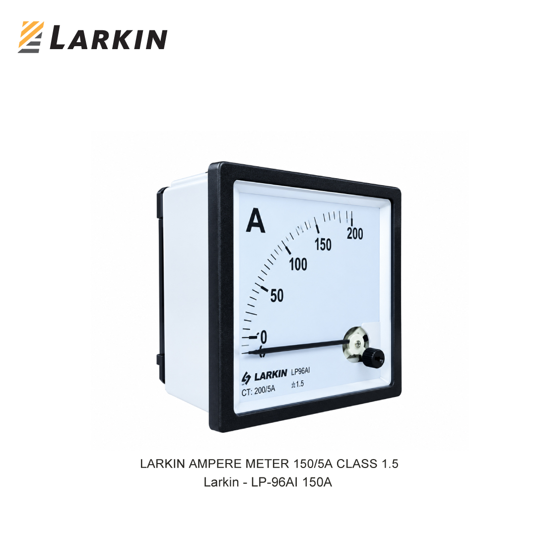 LARKIN AMPERE METER 150/5A CLASS 1.5