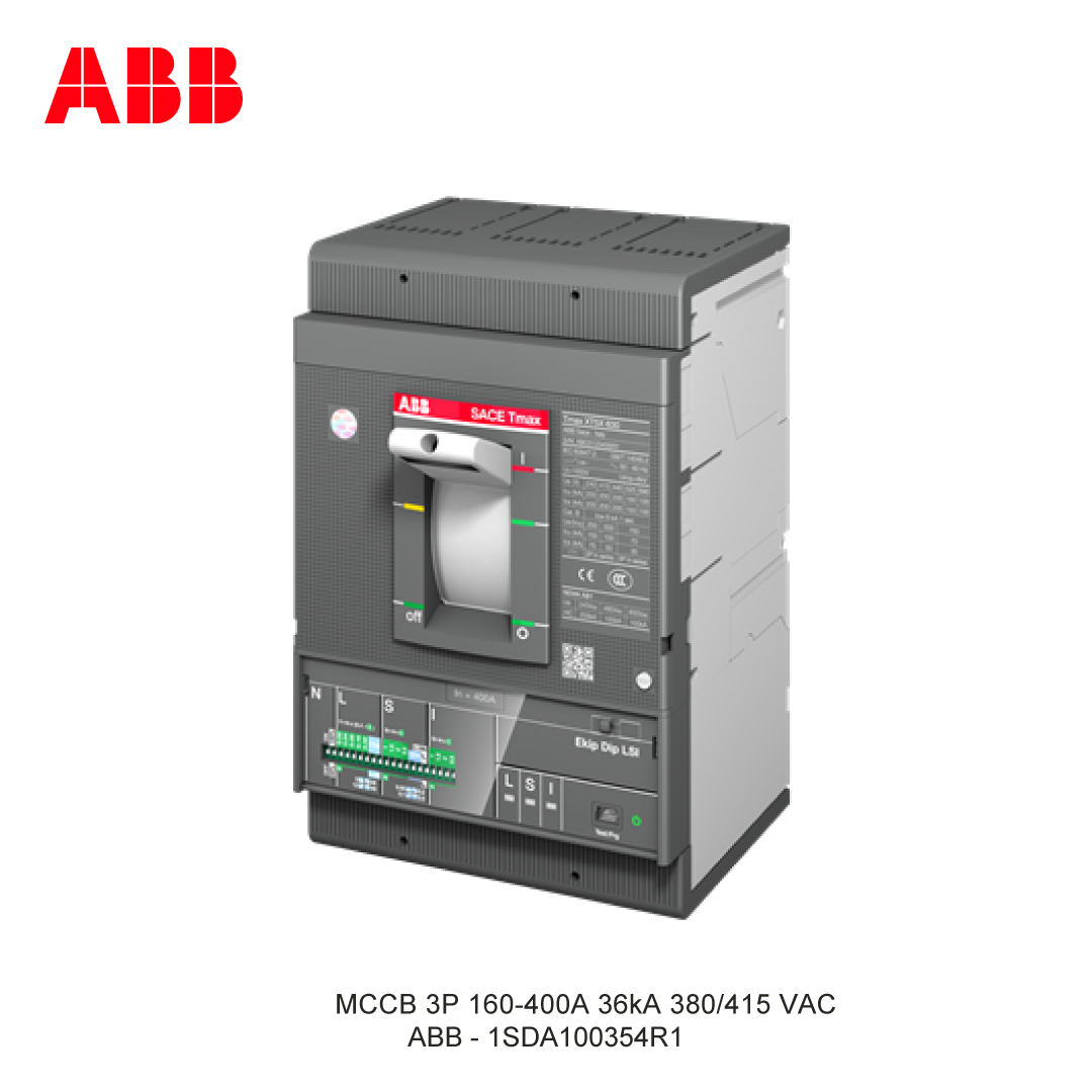 MCCB 3P 160-400A 36kA 380/415 VAC