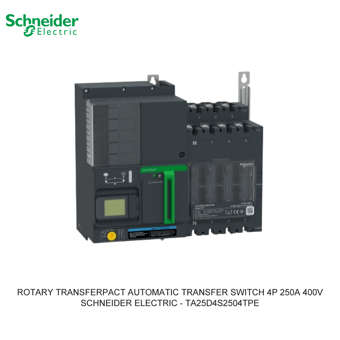 ROTARY TRANSFERPACT AUTOMATIC TRANSFER SWITCH 4P 250A 400V