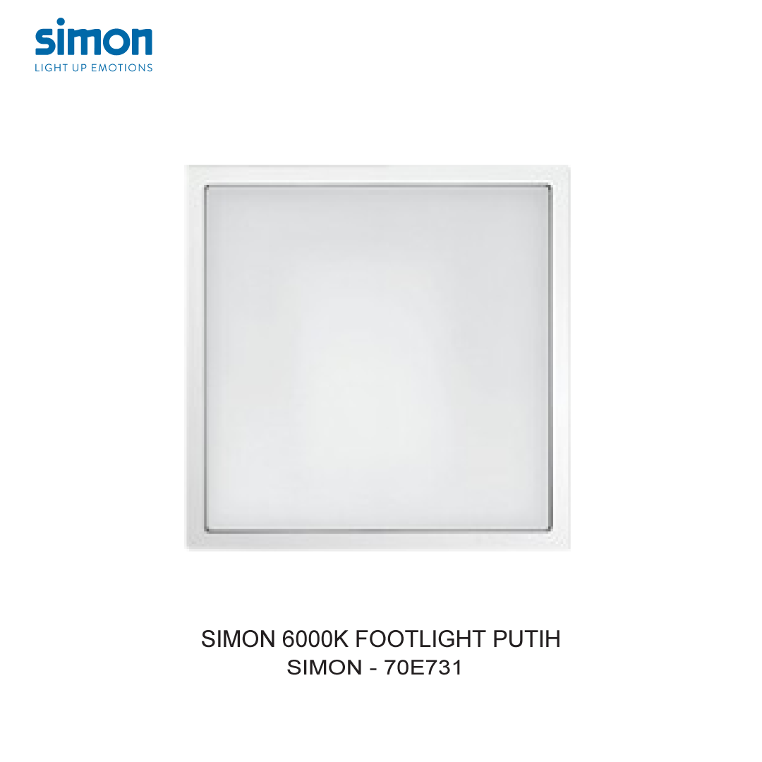SIMON i7 6000K FOOTLIGHT MODULE WHITE