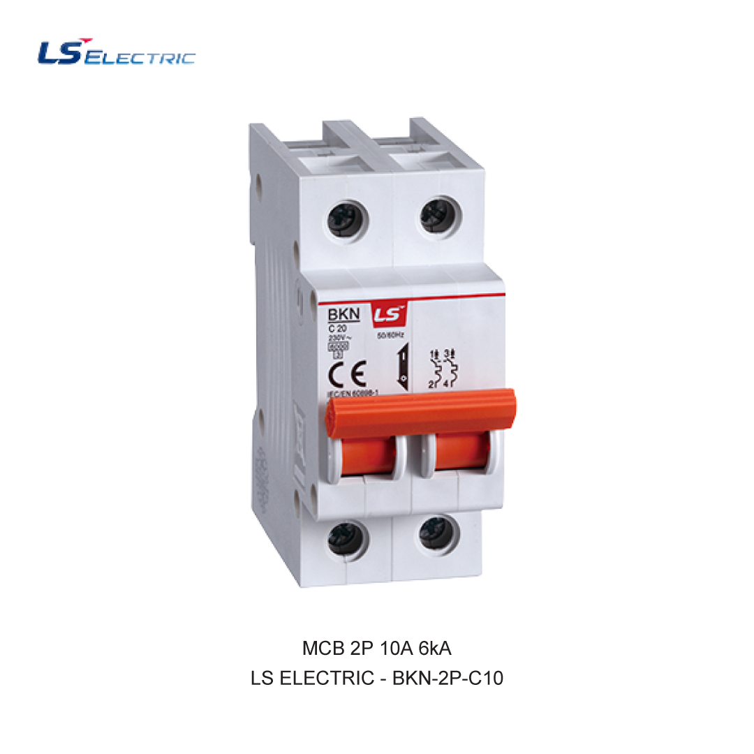LS ELECTRIC MCB 2P 10A 6kA KURVA C