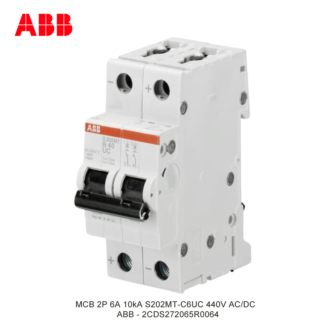MCB 2P 6A 10kA KURVA C