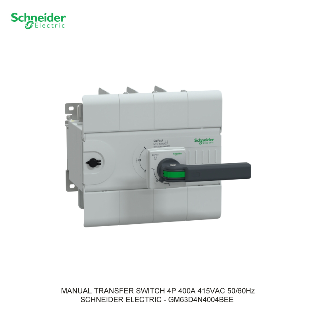 MANUAL TRANSFER SWITCH 4P 400A 415VAC 50/60Hz