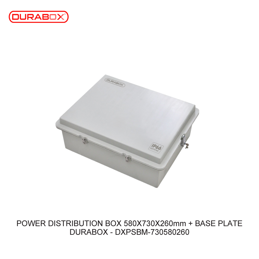 POWER DISTRIBUTION BOX 580X730X260mm + BASE PLATE