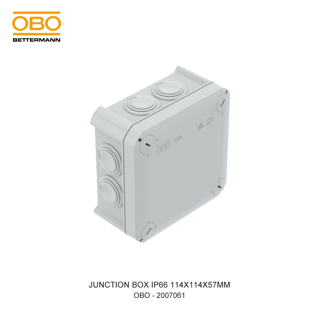 JUNCTION BOX IP66 114X114X57MM