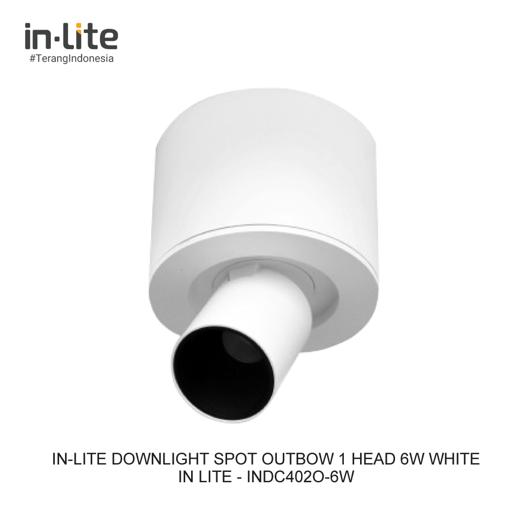 IN-LITE DOWNLIGHT SURFACE 6W 3 COLOR OUTBOW WHITE