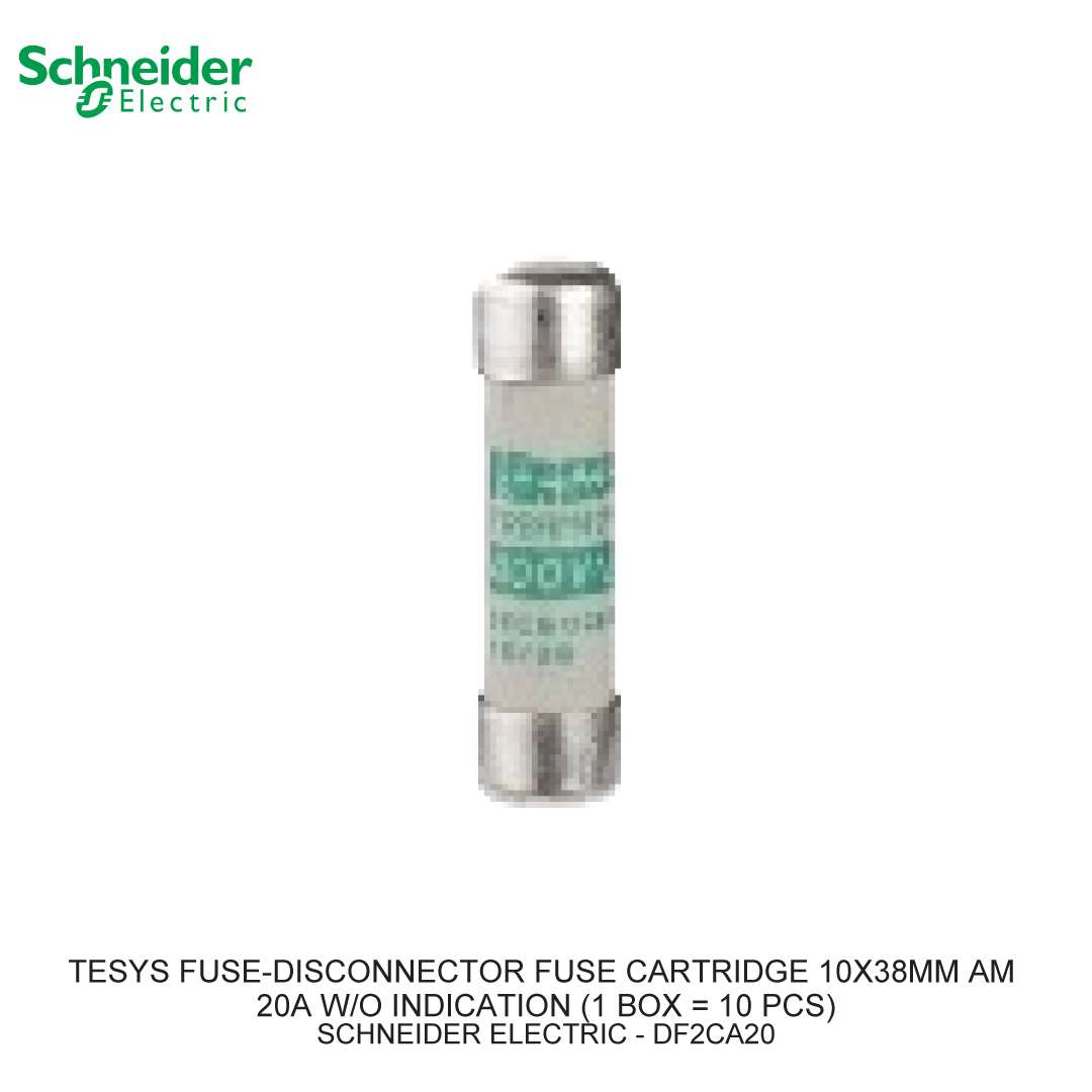 TESYS FUSE-DISCONNECTOR FUSE CARTRIDGE 10X38MM AM 20A W/O INDICATION (1 BOX = 10 PCS)
