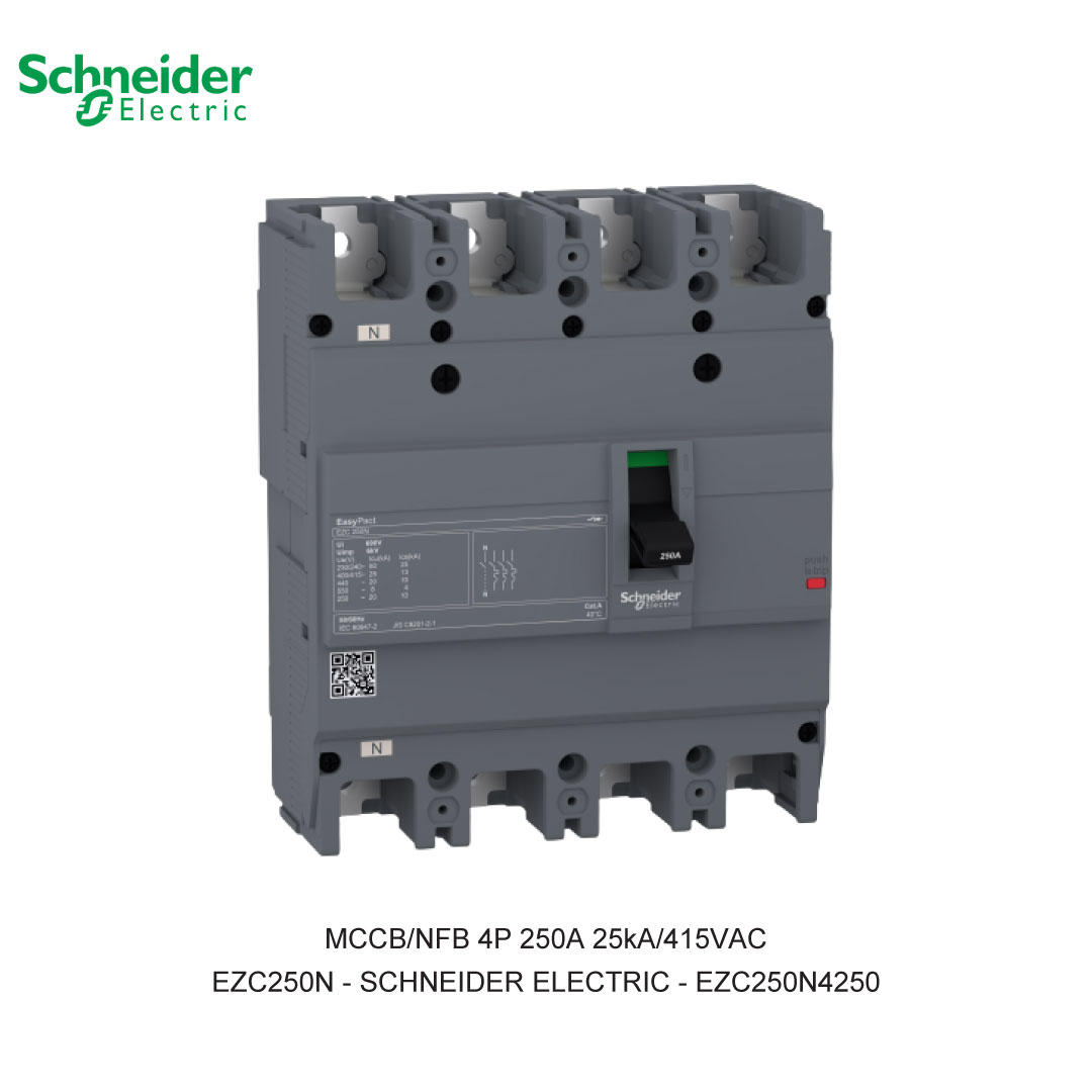 MCCB/NFB 4P 250A 25KA/415VAC