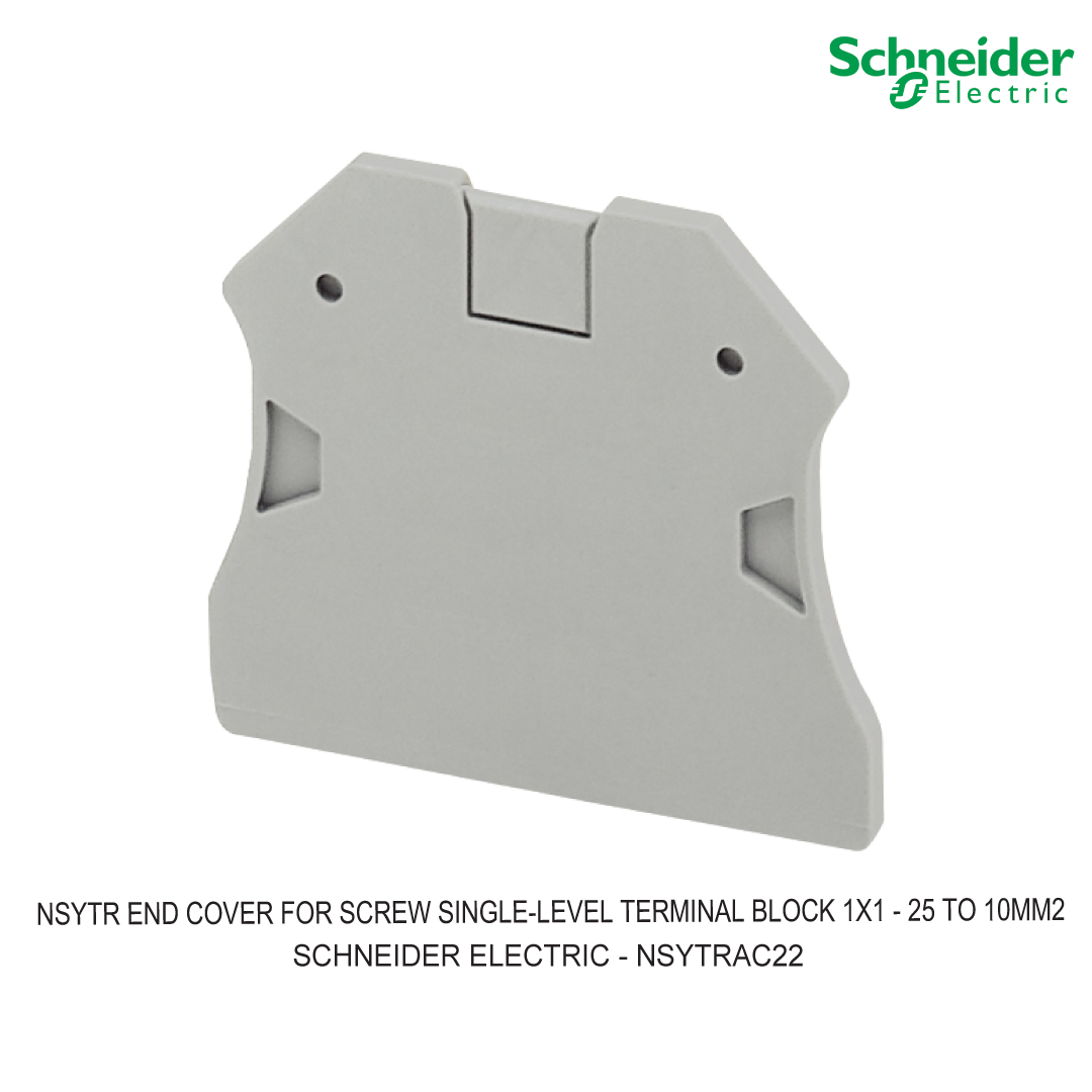 NSYTR END COVER FOR SCREW SINGLE-LEVEL TERMINAL BLOCK 1X1 - 25 TO 10MM2