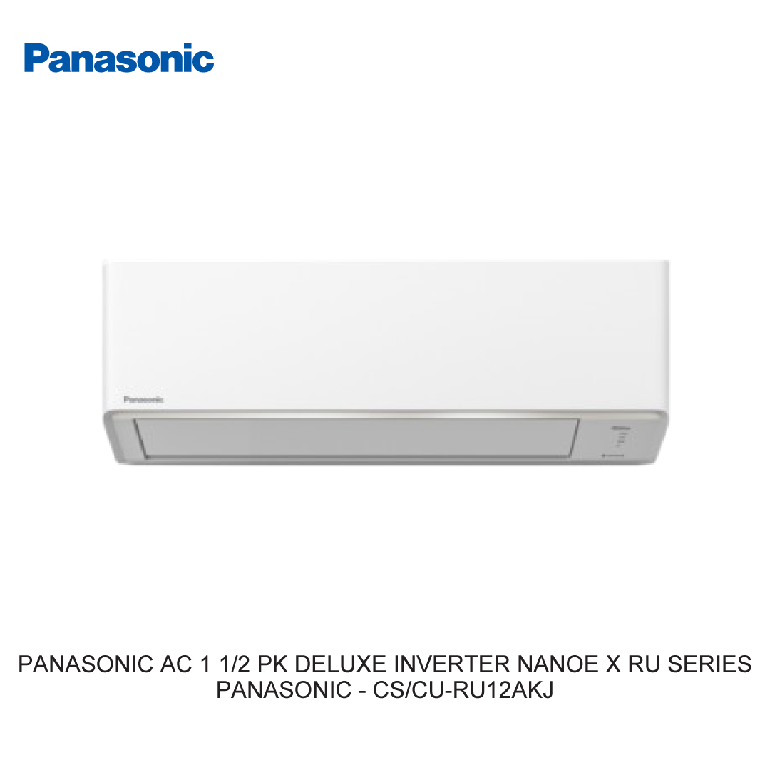 PANASONIC AC 1 1/2 PK DELUXE INVERTER NANOE X RU SERIES