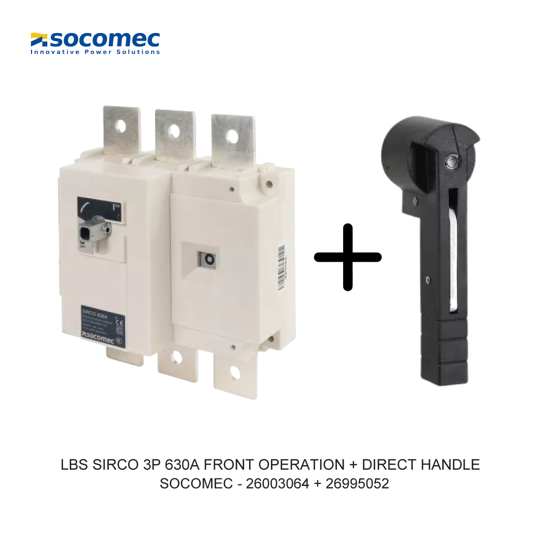 LBS SIRCO 3P 630A FRONT OPERATION + DIRECT HANDLE