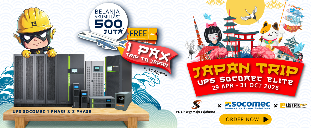Promo UPS Socomec Berhadiah Trip ke Jepang