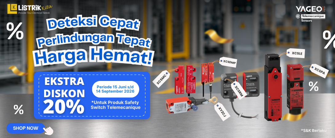 Deteksi Cepat, Perlindungan Tepat Ekstra Diskon 20% Telemecanique