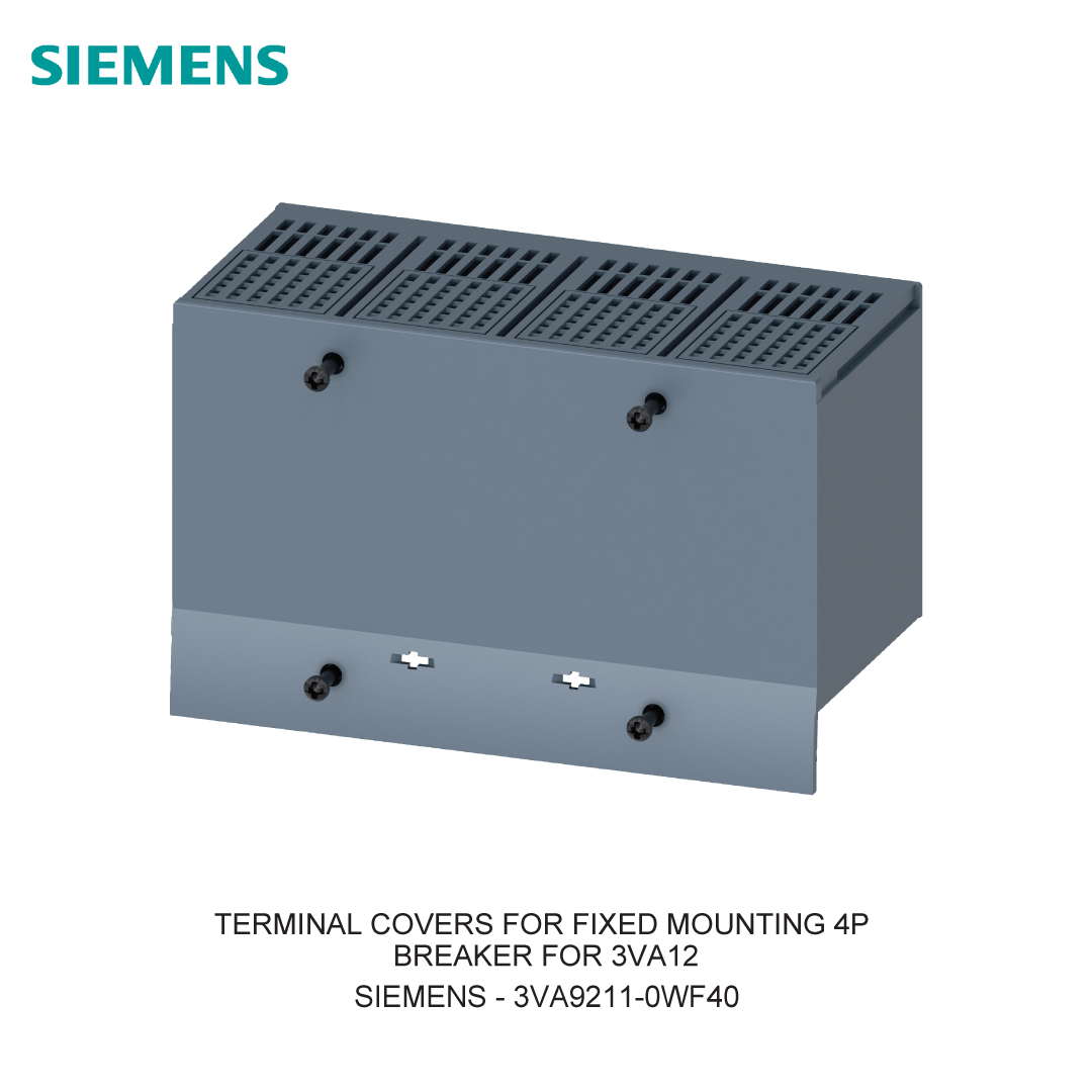 TERMINAL COVERS FOR FIXED MOUNTING 4P BREAKER FOR 3VA12