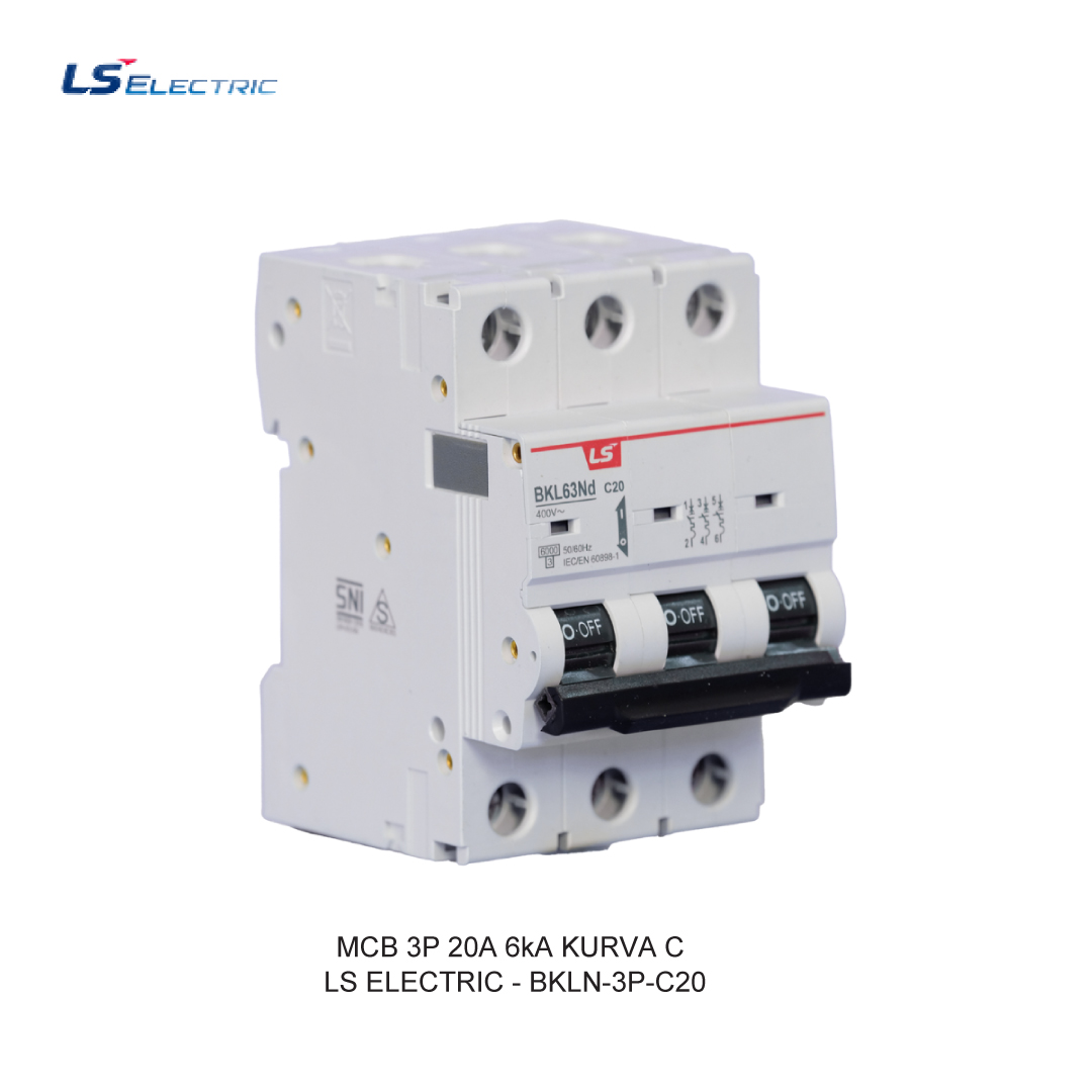 LS ELECTRIC MCB 3P 20A 6kA KURVA C