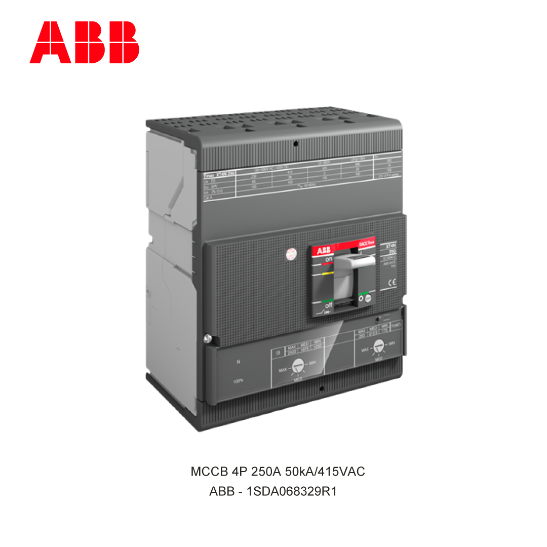 MCCB 4P 250A 50kA/415VAC