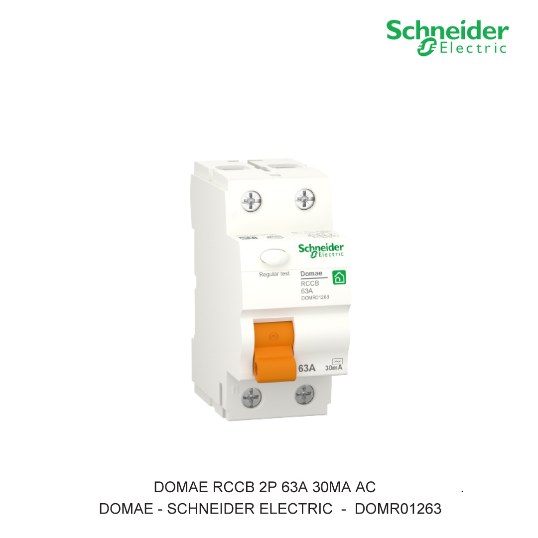 DOMAE RCCB 2P 63A 30MA AC