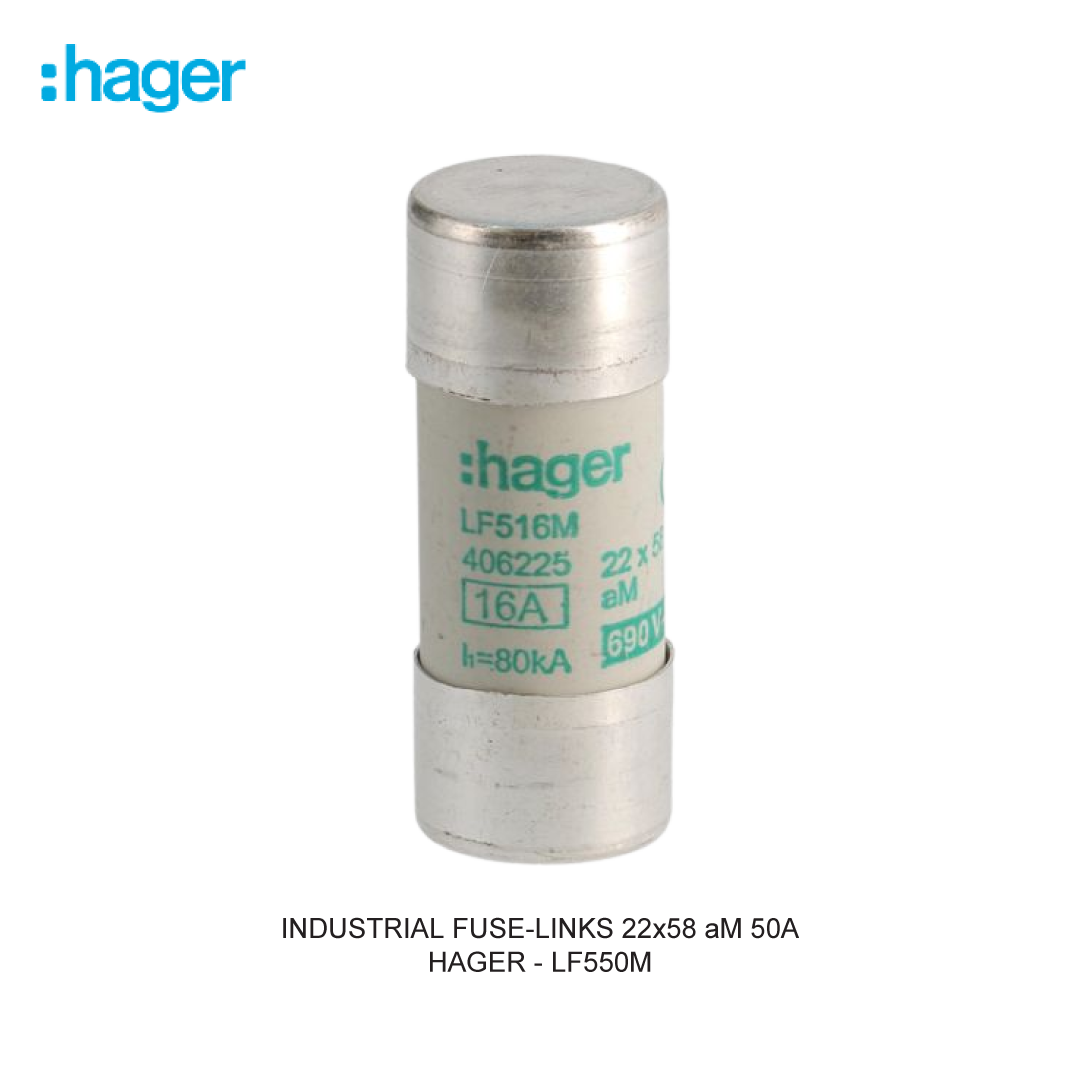 HAGER INDUSTRIAL FUSE-LINKS 22x58 aM 50A