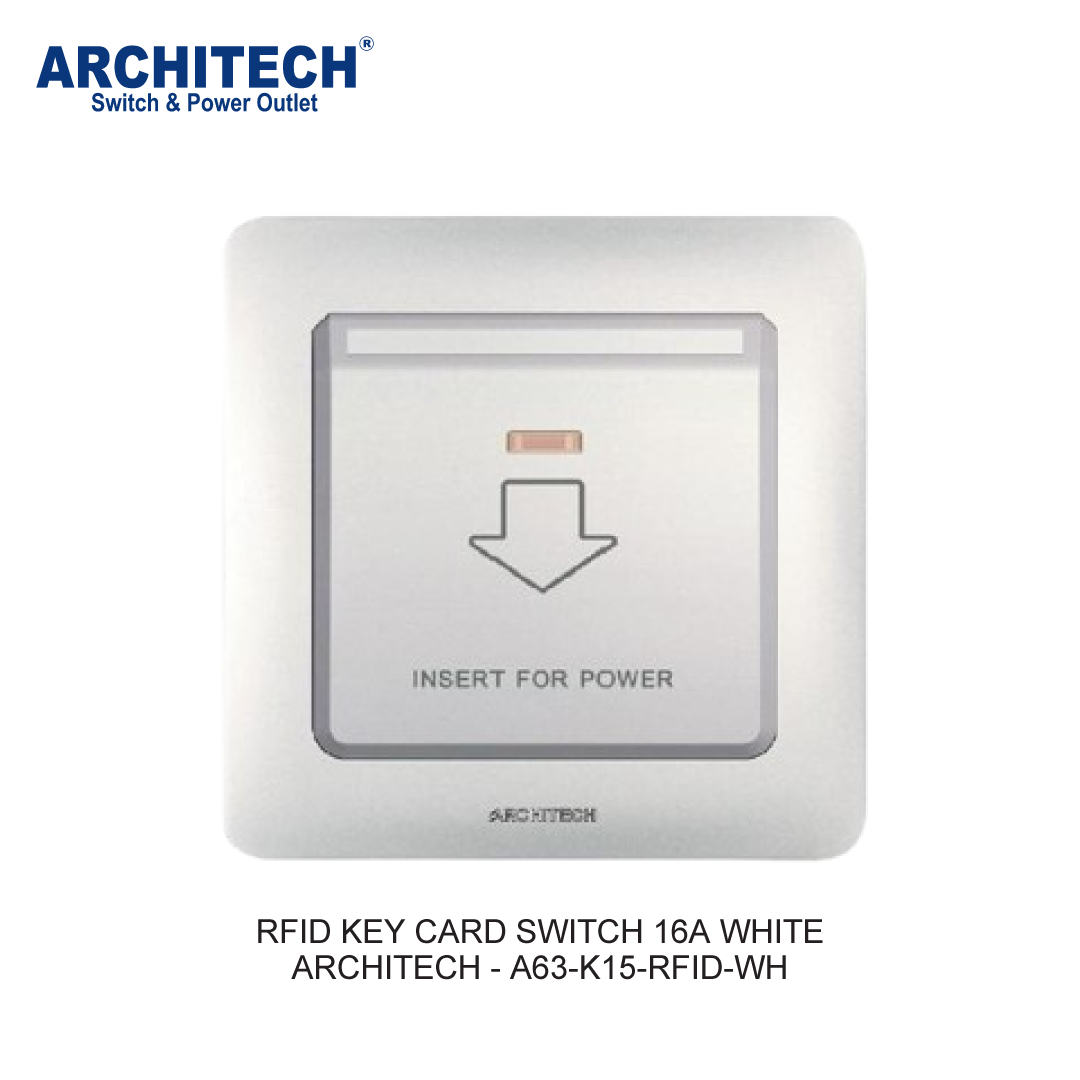 SAKELAR KEY CARD RFID 16A PUTIH