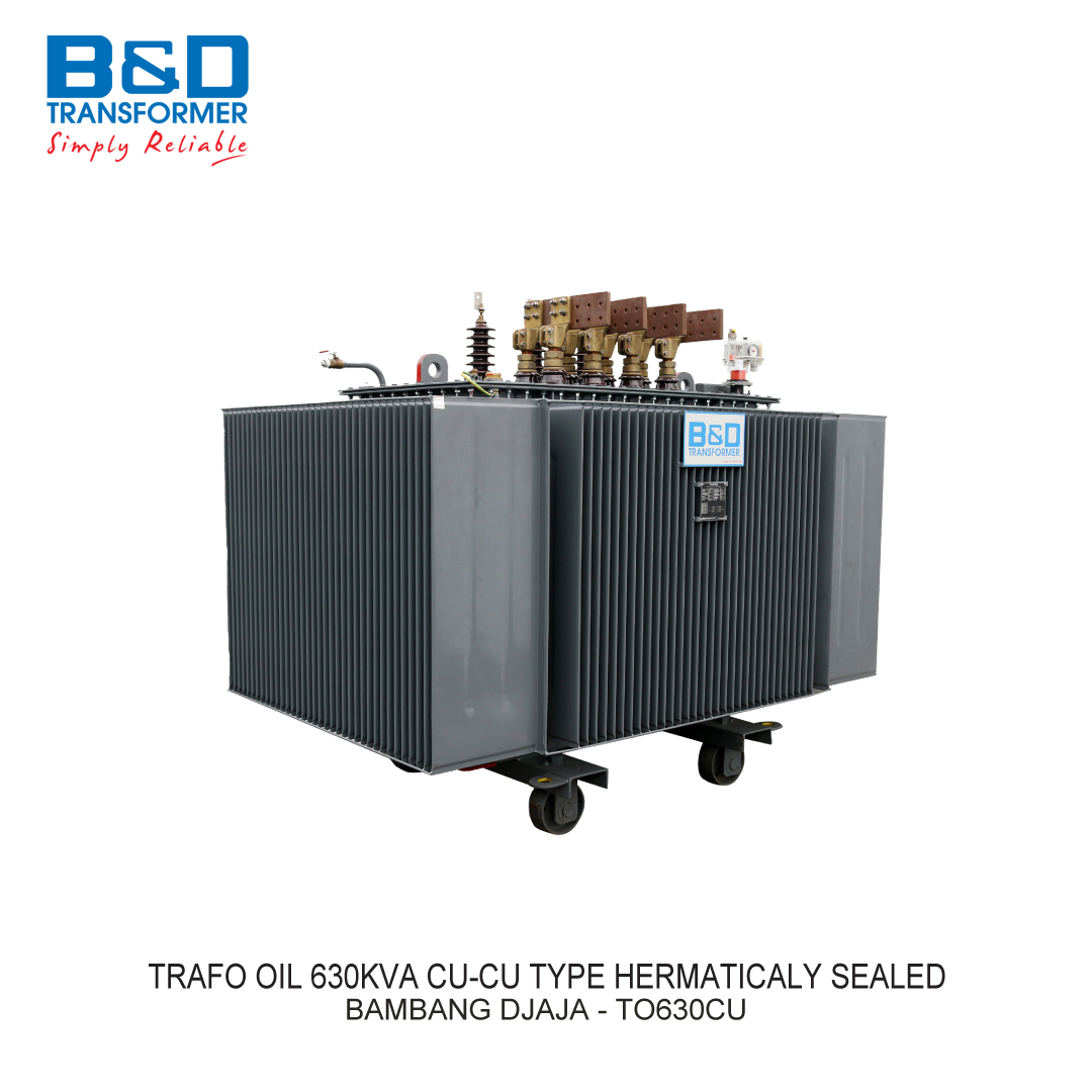 TRAFO OIL 630KVA CU-CU TYPE HERMATICALY SEALED B&D