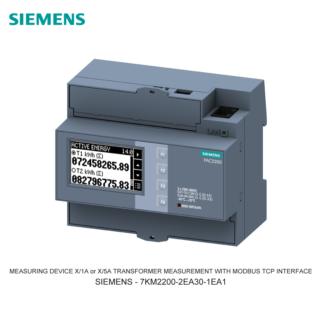 MEASURING DEVICE X/1A or X/5A TRANSFORMER MEASUREMENT WITH MODBUS TCP INTERFACE
