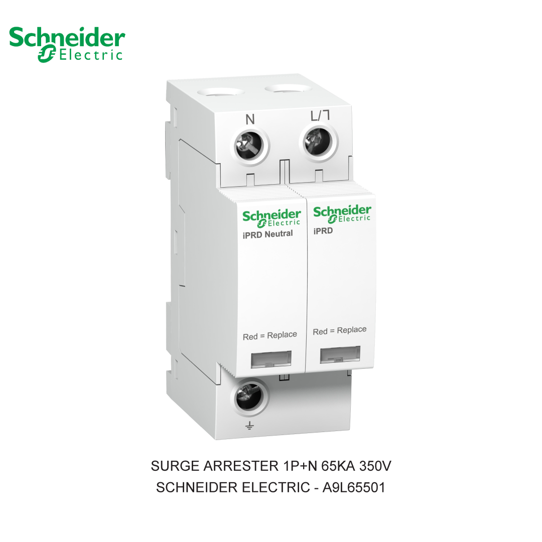 SURGE ARRESTER 1P+N 65KA 350V