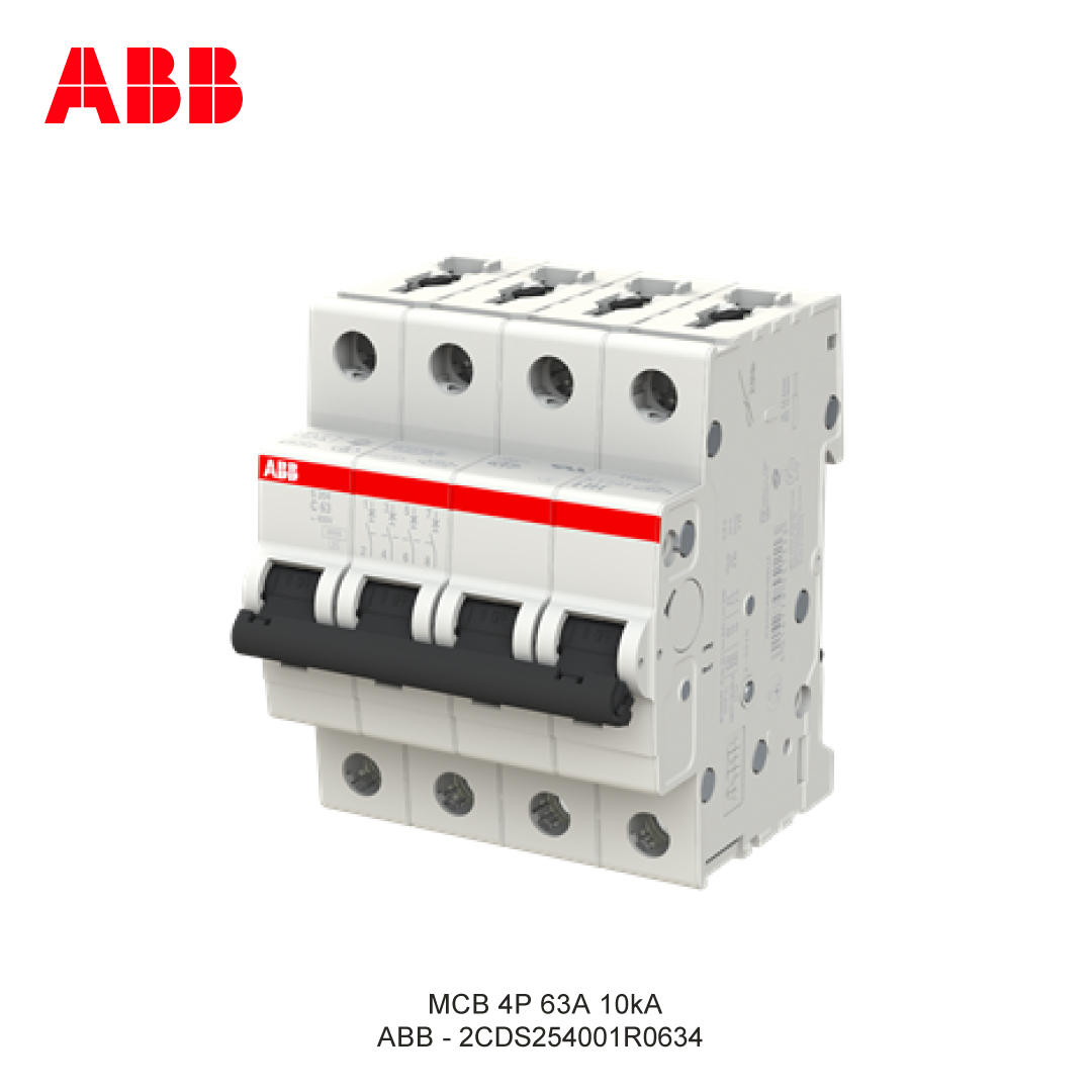 MCB 4P 63A 6kA/10kA KURVA C