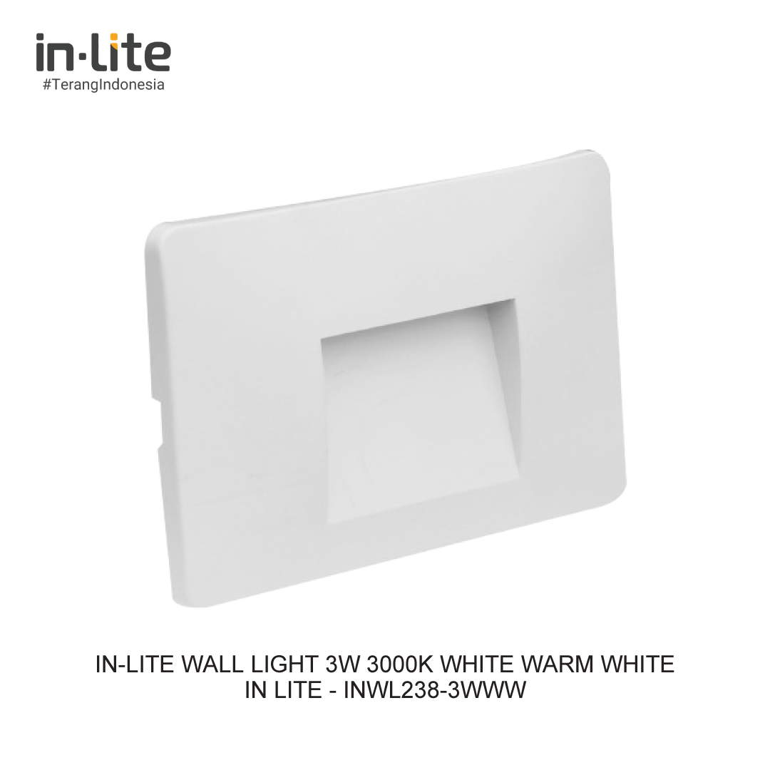 IN-LITE WALL LIGHT 3W 3000K WHITE