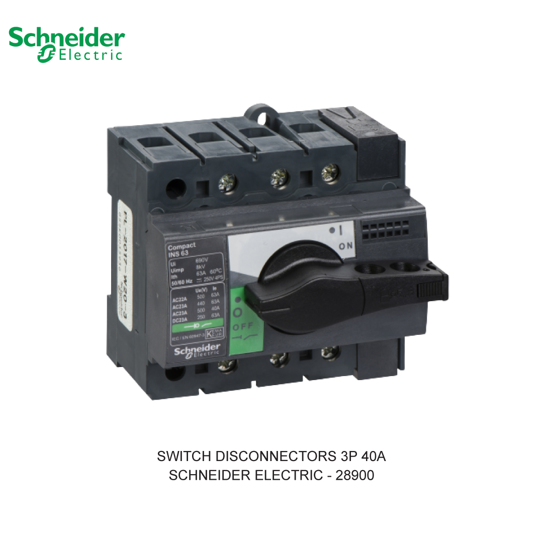 SWITCH DISCONNECTORS 3P 40A