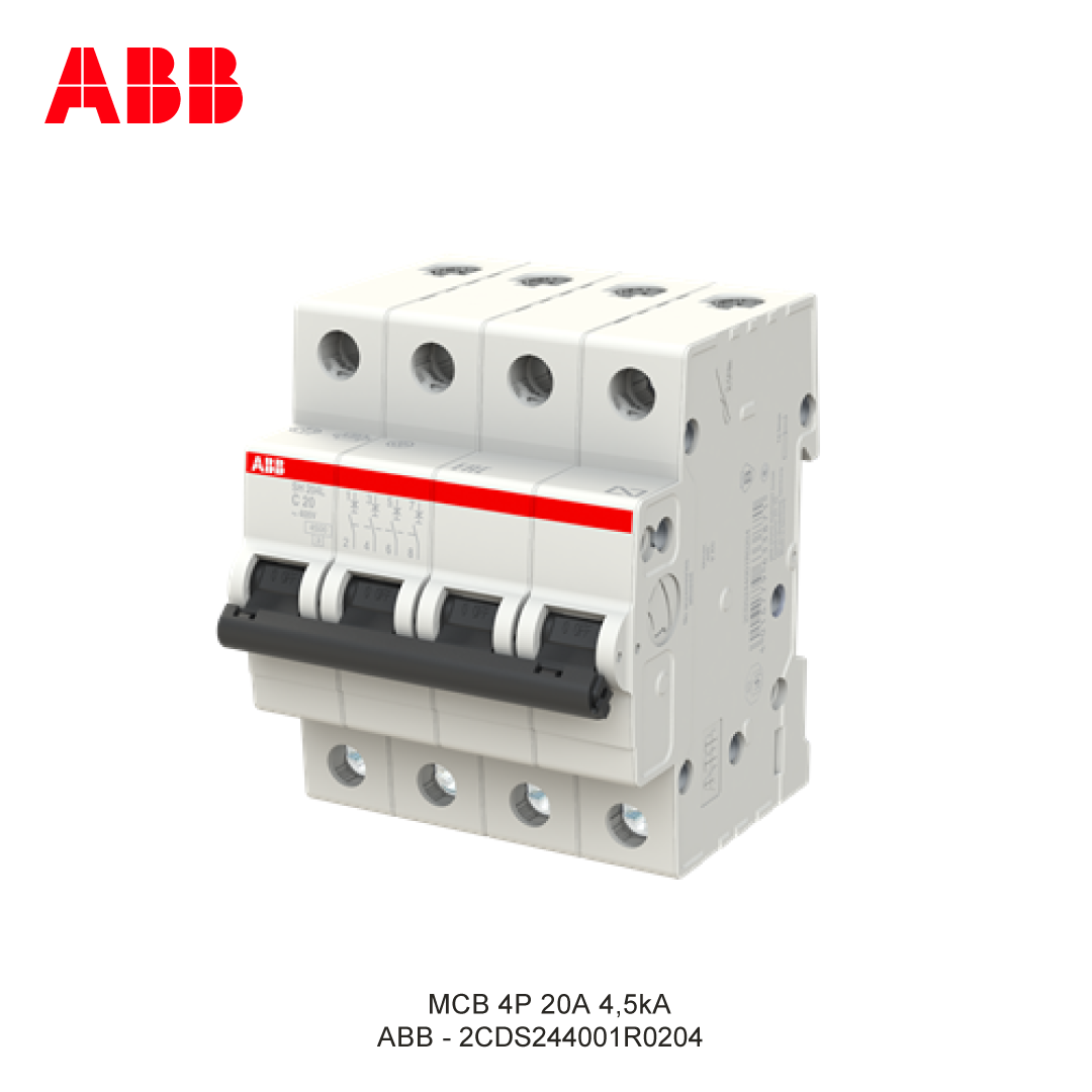 MCB 4P 20A 4,5kA CURVA C