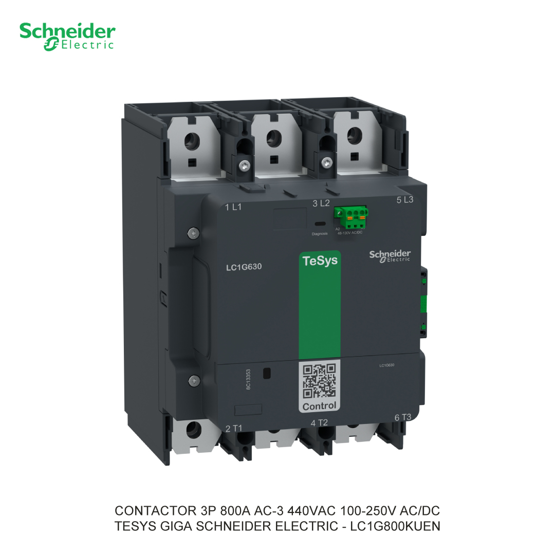 CONTACTOR 3P 800A AC-3 440VAC 100-250V AC/DC