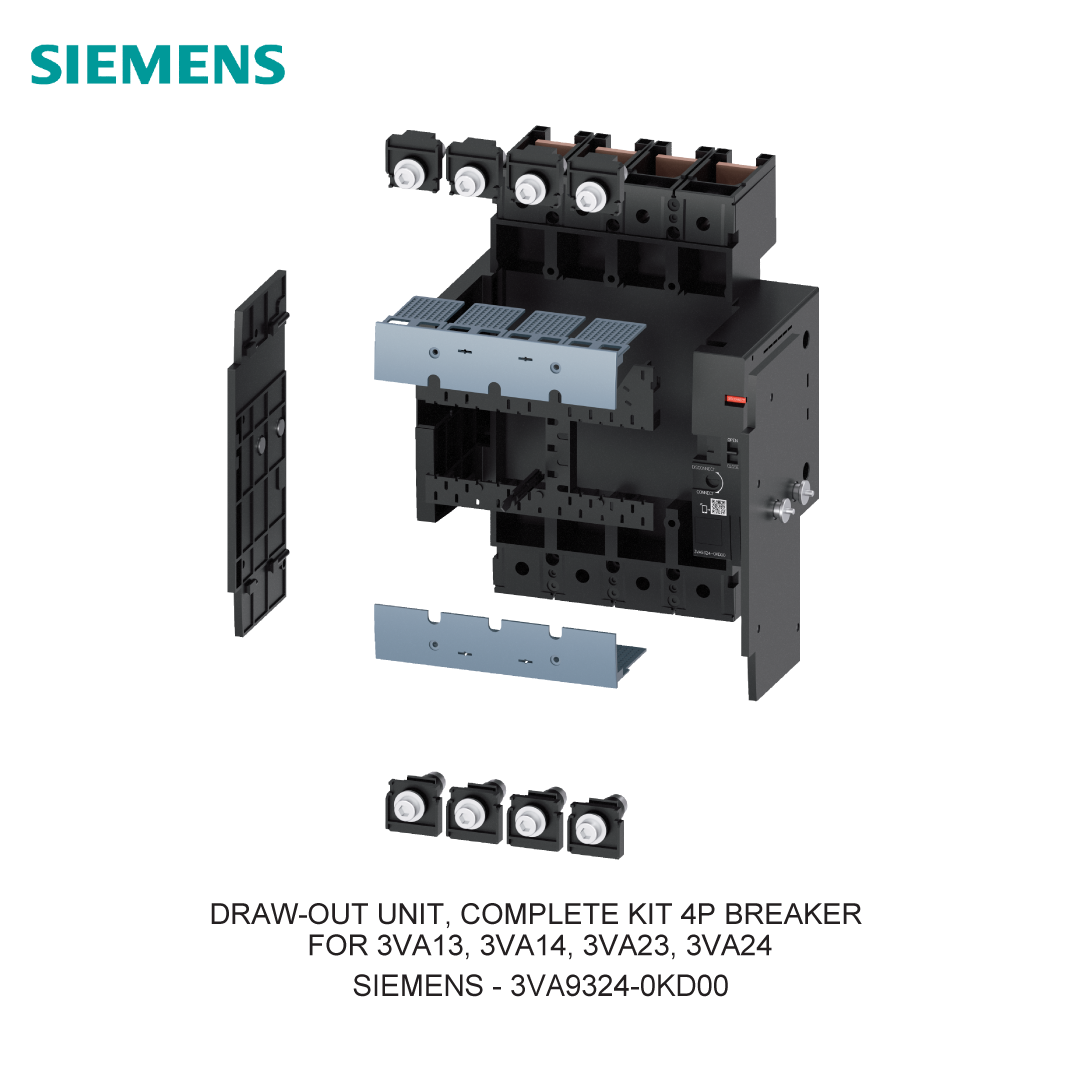 DRAW-OUT UNIT, COMPLETE KIT 4P BREAKER FOR 3VA13, 3VA14, 3VA23, 3VA24