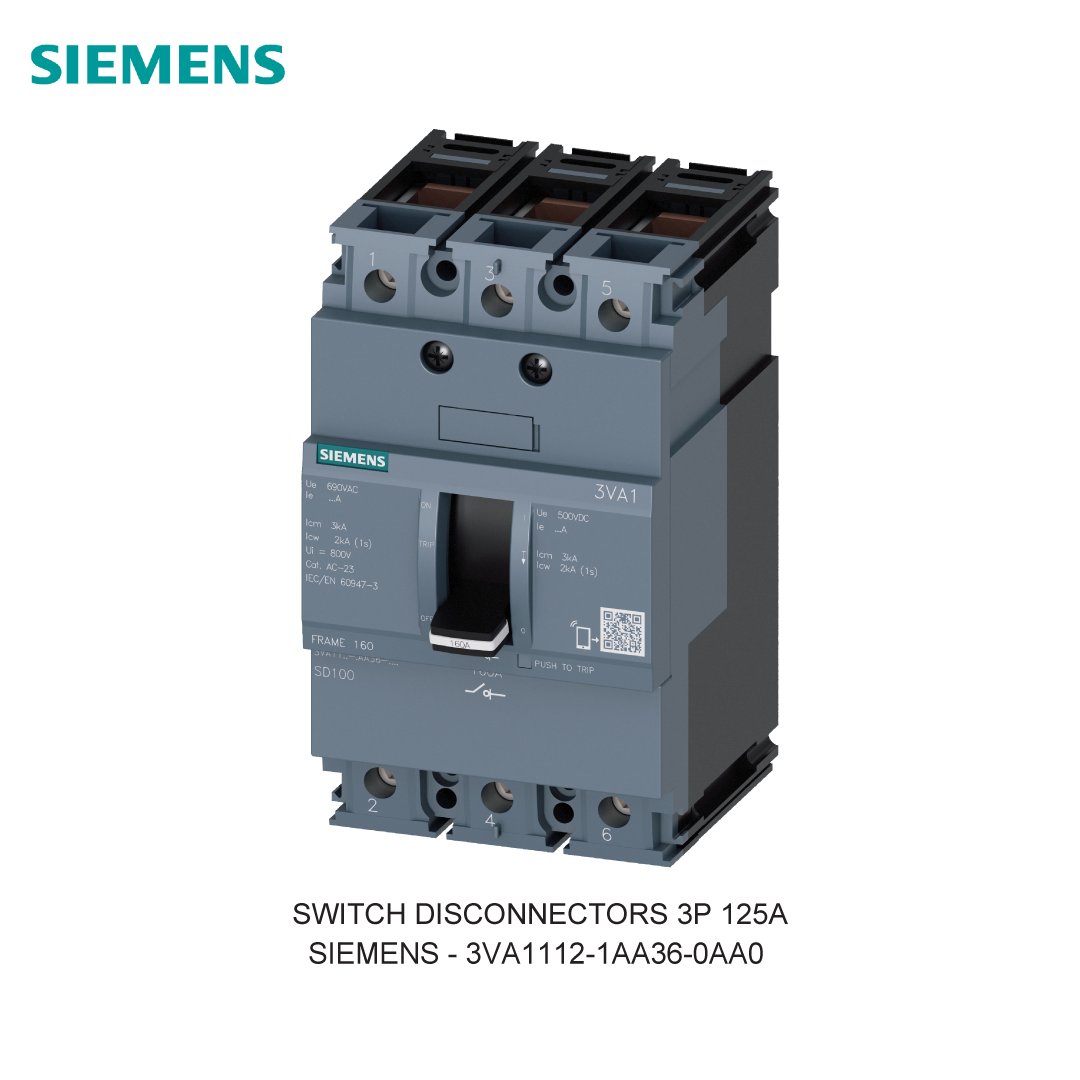 SWITCH DISCONNECTORS 3P 125A