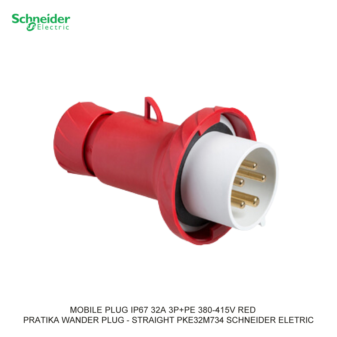 MOBILE PLUG IP67 32A 3P+PE 380-415V MERAH