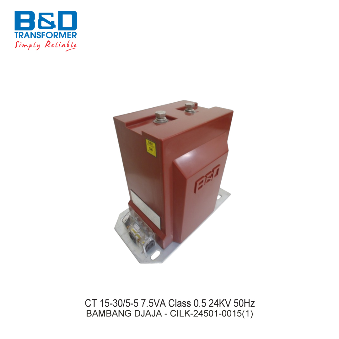 CT 15-30/5-5 7.5VA Class 0.5 24KV 50Hz