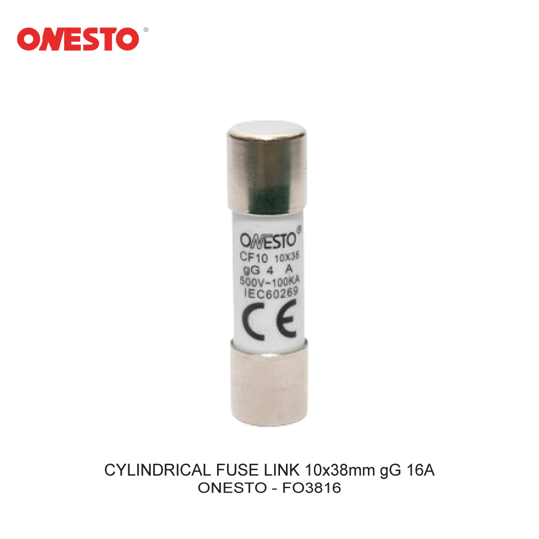 CYLINDRICAL FUSE LINK 10x38mm gG 16A