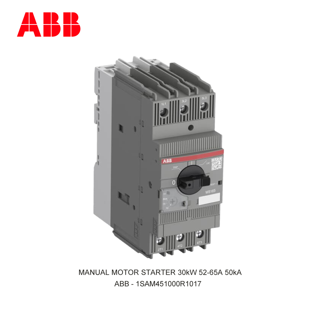 MANUAL MOTOR STARTER 30kW 52-65A 50kA