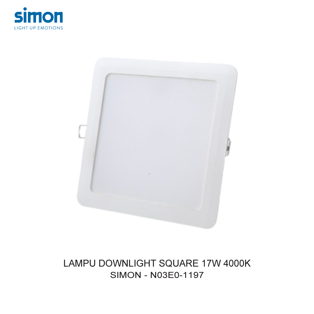 SIMON LED DOWNLIGHT SQUARE 17W 4000K