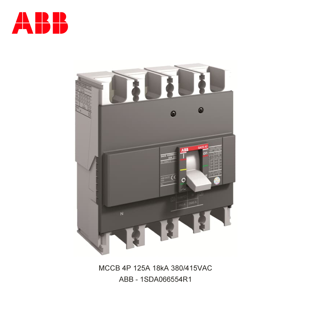 MCCB 4P 125A 18kA 380/415VAC