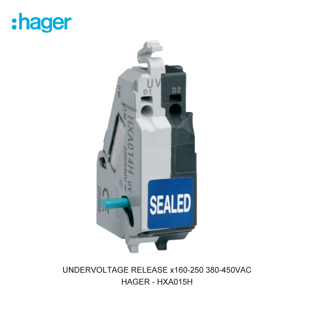 UNDERVOLTAGE RELEASE x160-250 380-450VAC