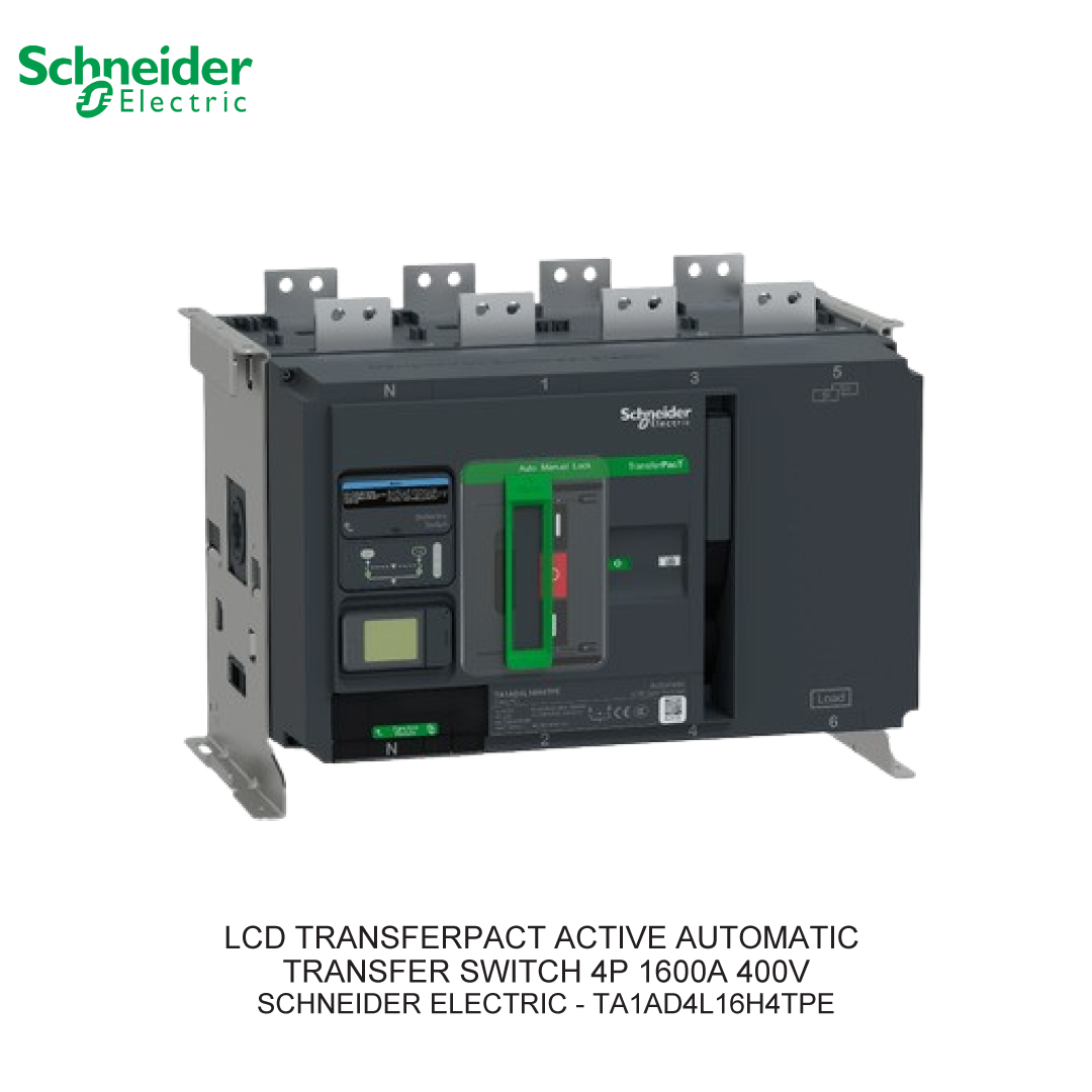 LCD TRANSFERPACT ACTIVE AUTOMATIC TRANSFER SWITCH 4P 1600A 400V