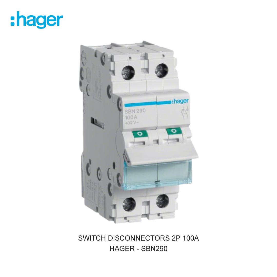 SWITCH DISCONNECTORS 2P 100A