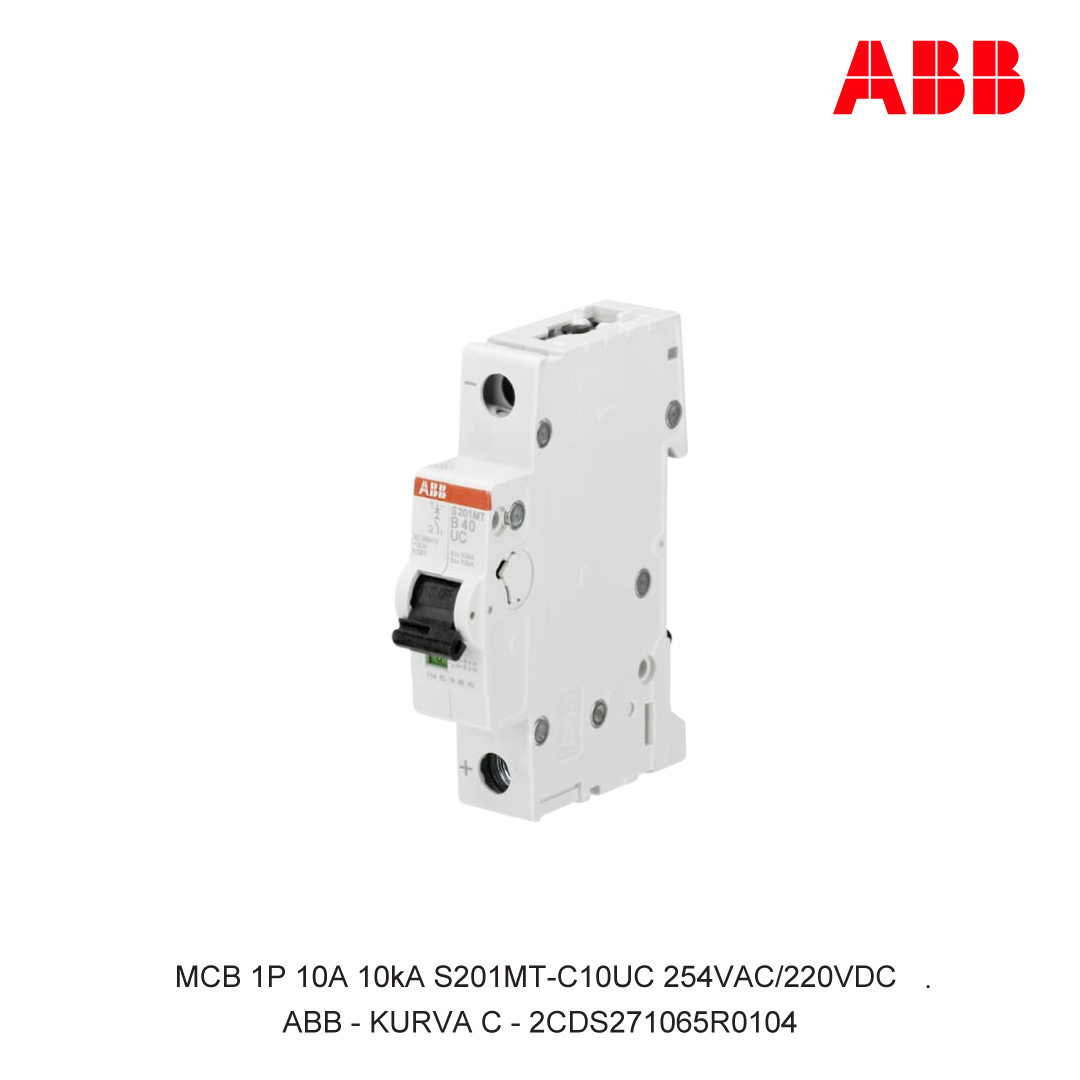 MCB 1P 10A 10kA CURVA C